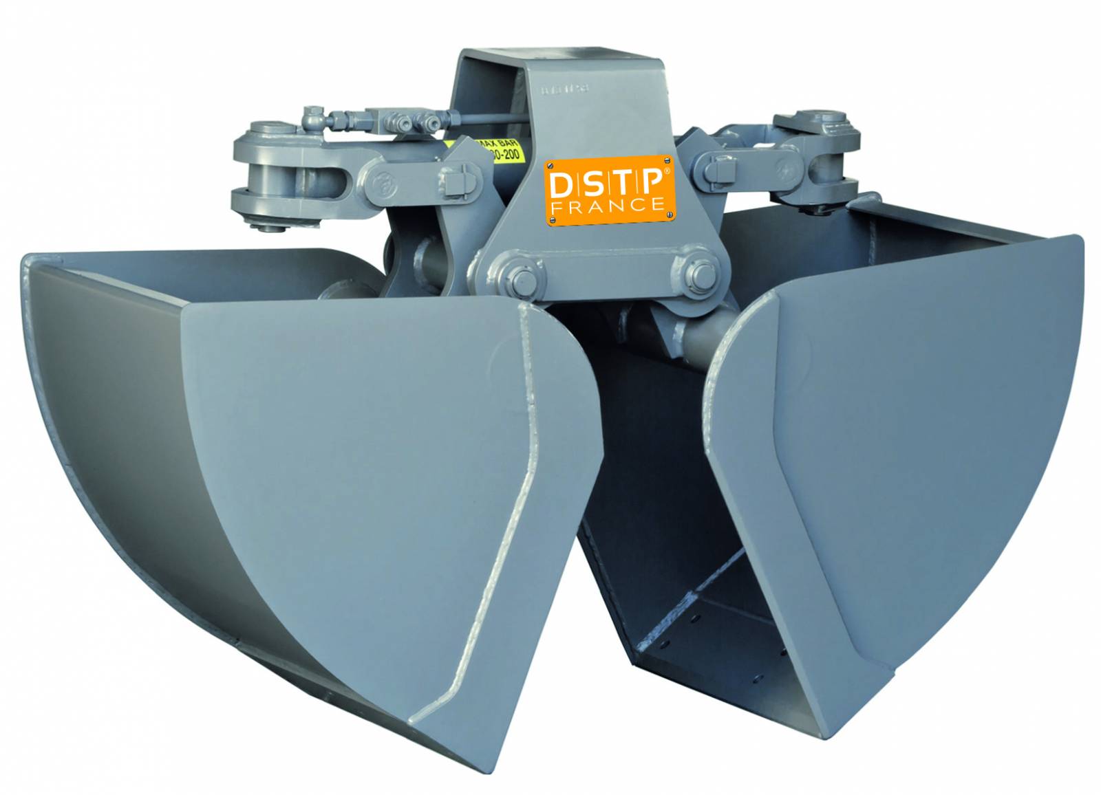 Benne preneuse DSTP France - Excavation et chargement de terreau et sable - Flexibles, Push Pull et Noix de Cardan_0