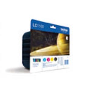 Brother value pack jet d'encre n/c/m/j lc1100vb1p_0