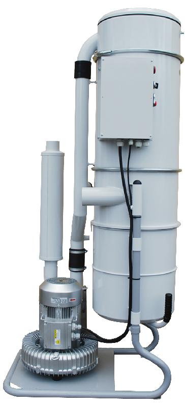 Centrale d'aspiration OPTIMUM OM-5F - variateur de fréquence - 5,5 kW - turbine à canal latéral_0