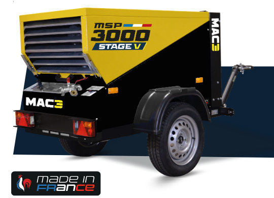 Compresseur diesel performant, ergonomique et polyvalent (5 versions) - mac 3 - msp2000-2500-3000_0