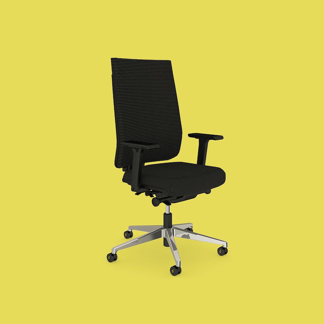 F1 - chaise de bureau - Viasit Bürositzmöbel GmbH - ESD antistatique - accoudoirs 2D_0