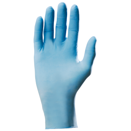 Gants à usage unique - NITRILE BLEU - poudré - Eurotechnique | 5906_0