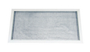 Grille de ventilation - série GRM - aluminium naturel - quadrillage 13 x 13 - fixation par clips_0