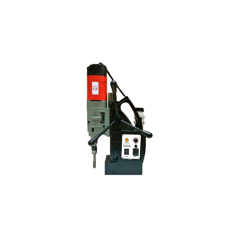 Perceuse magnétique robuste D. 60 mm - 230 V 2080 W - MBM 600LRE HOLZMANN avec électro-aimant et accessoires inclus_0