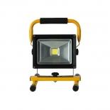 Projecteur LED portable CEBA - sur batterie Li-ion 7,4 V - 8,8 A - IP65 avec variateur et chargeur_0