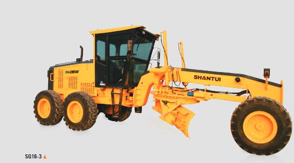 Niveleuse S G16-3 Shantui - 8726×2600×3400 - Moteur Cummins 6BTAA5.9-C160_0