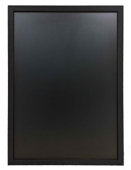 Ardoise menu murale - Cadre bois - Moyen format - 830 x 630 mm - Fabrication française_0