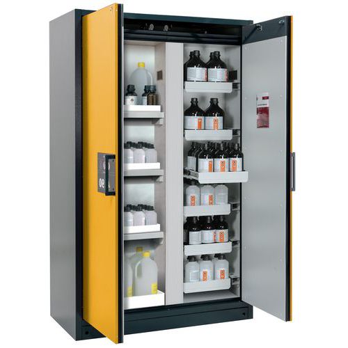 ARMOIRE SÉCURITÉ Q-CLASSIC-90 Q90.195.120.MV GRIS/JAUNE