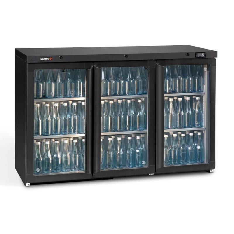 Arrière-bar 3 portes battantes vitrées 333L - H 840mm | Gamko - LG3/315G_0