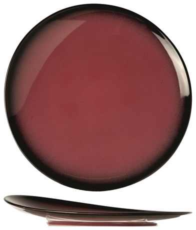 ASSIETTE PLATE VIGO ROUGE 27 CM