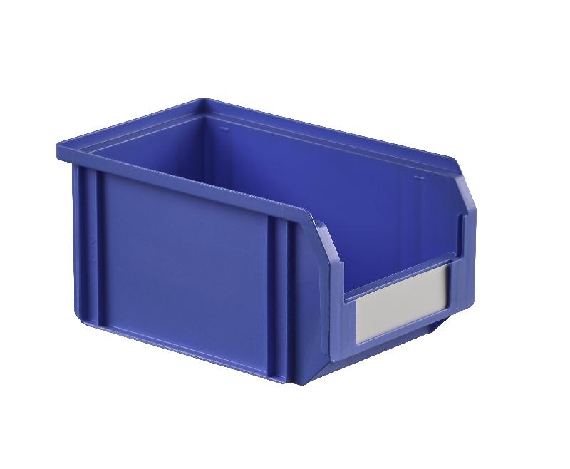 Bac à bec plastique bleu - 3.8 litres - gerbable et résistant (-20° à +60°)_0