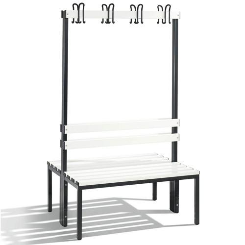 BANC PATÈRE PVC CP DOUBLE FACE - AVEC DOSSIER