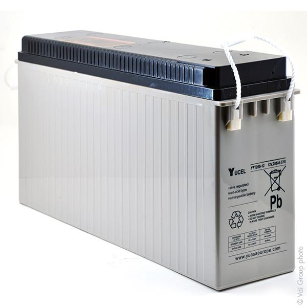 Batterie pour onduleur - Yucel YFT200-12 - 12V 210Ah - M6-F - étanche AGM_0