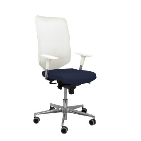 CHAISE DE BUREAU OSSA BLANCHE - BLEU FONCÉ