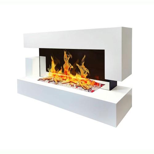 CHEMINÉE ÉLECTRIQUE DÉCORATIVE - EFFET FLAMMES - QUARTZ CHEMIN' ARTE