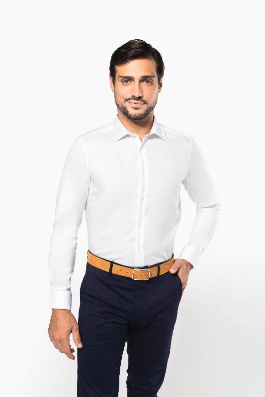 Chemise de travail Oxford pinpoint manches longues homme - Réf: PK502 - Kariban Premium_0