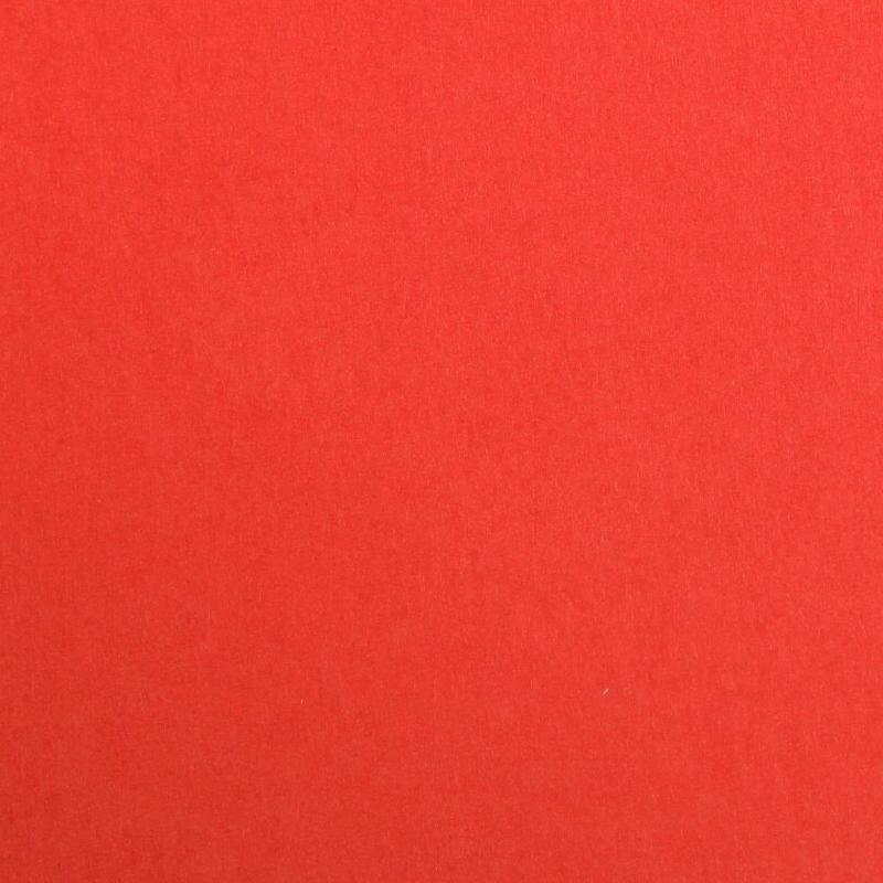 Clairefontaine Etui de 25 feuilles de papier Maya, 270 g/m², 50x70, coloris rouge coquelicot - 3329680970029_0