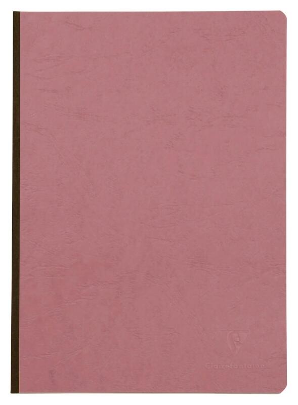 Clairefontaine Lot de 5 Cahier Age Bag A4, 192p./96 feuilles 90 g/m² brochure dos toilé, couv. Coloris rose antique, uni - 3329687914064_0