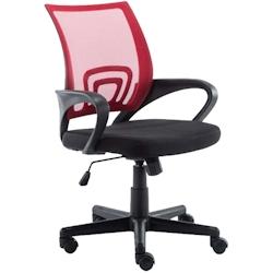 CLP Chaise de bureau Genius Rouge - rouge polyester 1037405_0