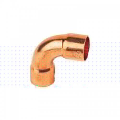 COUDE CUIVRE 90° GRAND RAYON F/F À SOUDER 2ACU - DIAMÈTRE 18 MM BRICOZOR