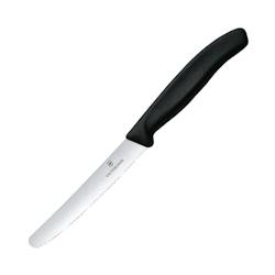 Couteau à tomate denté Victorinox 11cm noir - CX740_0