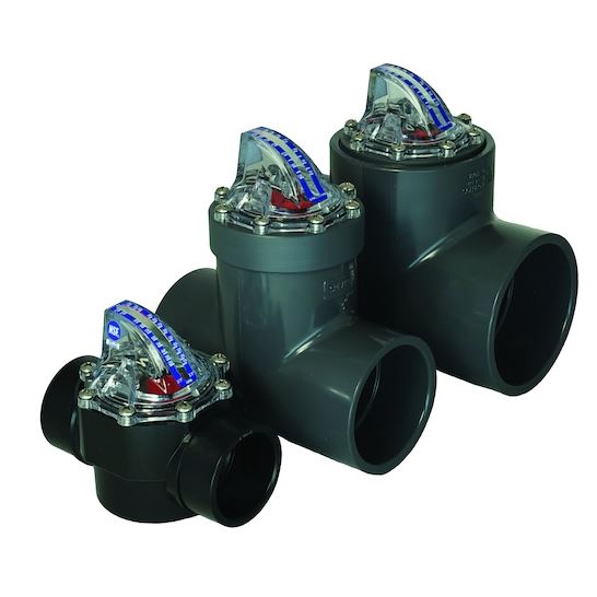 Débitmètre 2 en 1 à palette et clapet anti-retour hydraulique - FLOW VIS DN50 - diamètre 63 mm_0