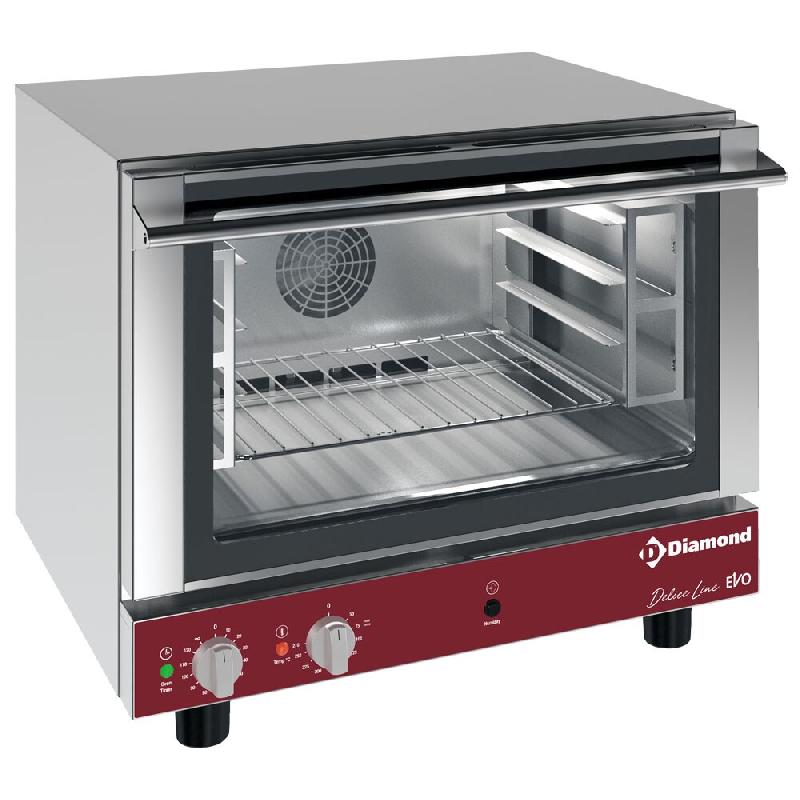 Diamond - Four électrique à convection 4x 460x340 mm + humidificateur manuel - réf. CPE434-D - gris AKS-CPE434-D_0