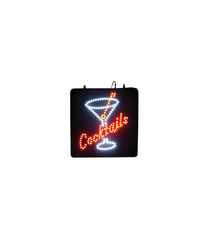 Enseigne lumineuse LED intérieure - Cocktails - Référence : LED-52_0