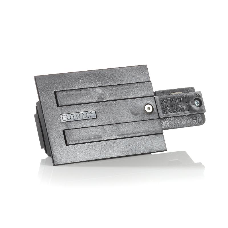 EUTRAC RAIL D\'INSTALLATION ALIMENTATEUR GAUCHE, NOIR