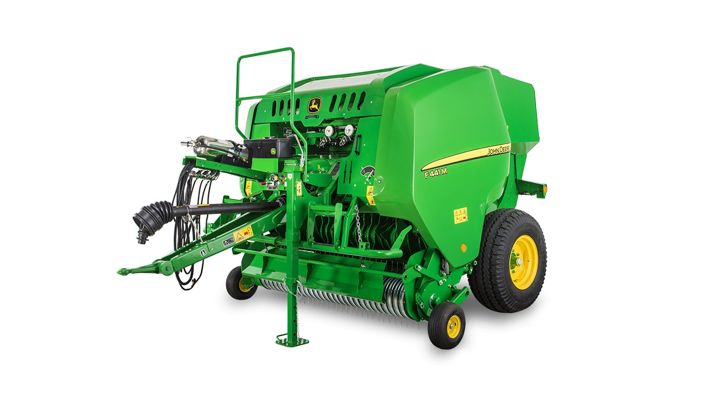 F441M - Presse à balles rondes John Deere - diamètre 1,25 à 1,35 m - MultiCrop et Silage Special_0
