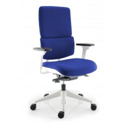 Fauteuil de bureau Wi Max avec coque blanche - Sokoa - ergonomique et confortable_0
