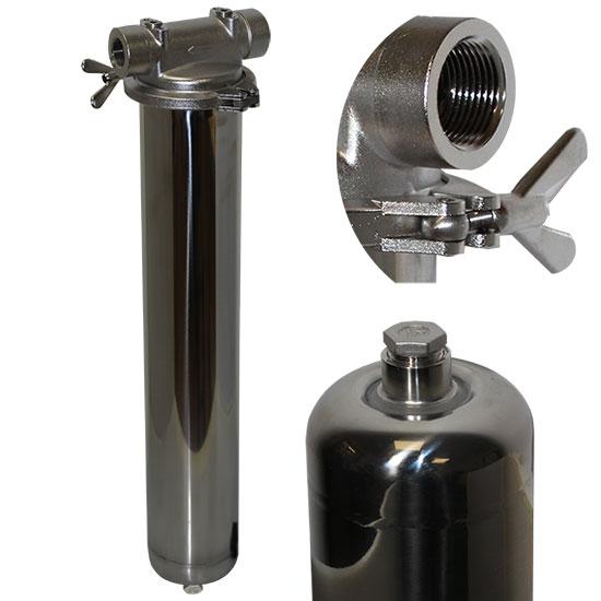 FILTRE INOX 316 CUVE 20 POUCES E/S 1 POUCE