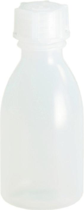 Flacon à col étroit 100 ml - Hauteur 105 mm - Diamètre 47 mm - Polyéthylène (LDPE) - Couleurs naturelles - Ouverture 12,9 mm - HàoeNERSDORFF_0