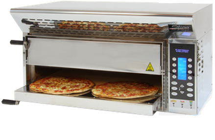 Four à pizza - 4 pizzas - 2 chambres à plaque réfractaire_0