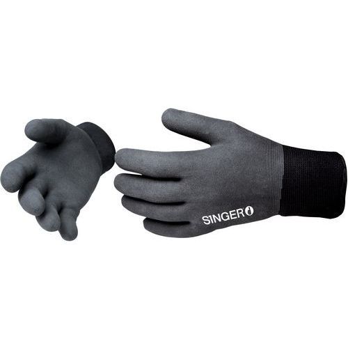 GANT À DOUBLE COUCHE ENDUIT DE LATEX MOUSSE TAILLE 9 - SINGER SAFETY