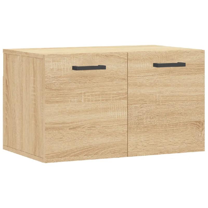 Helloshop26 - Armoire murale moderne rangement pratique 60 x 36,5 x 35 cm en bois d'ingénierie chêne sonoma 02_0048839 - Bois massif 3000235504875_0