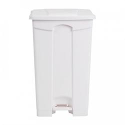 Jantex Poubelle à pédale 87 Litres en plastique blanche - 3701188034111_0