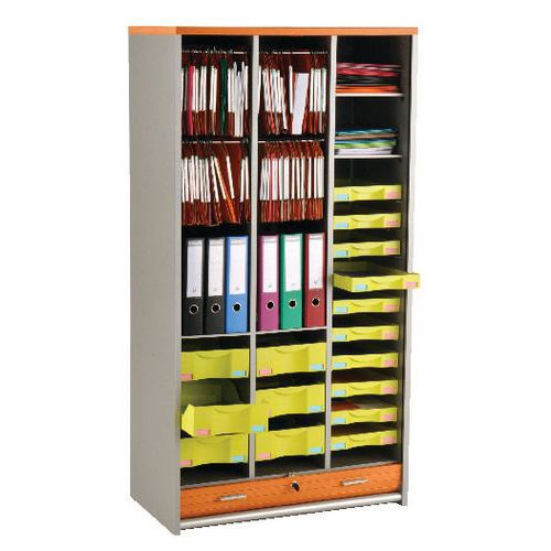 JEU DE 2 RAILS POUR DOSSIERS SUSPENDUS QUATUOR - SIMMOB