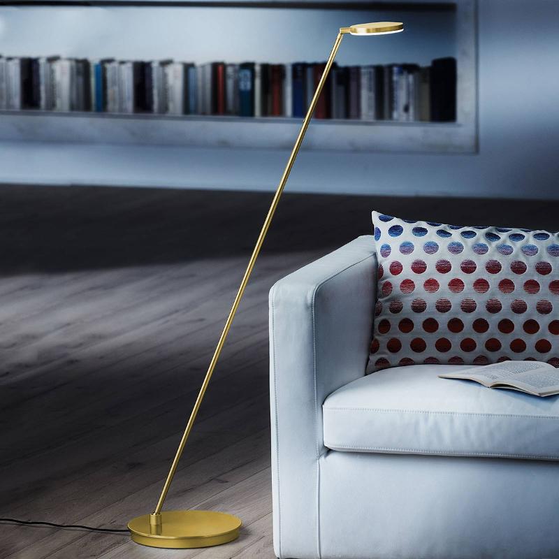 HOLTKÖTTER PLANO S - LAMPADAIRE LED, LAITON