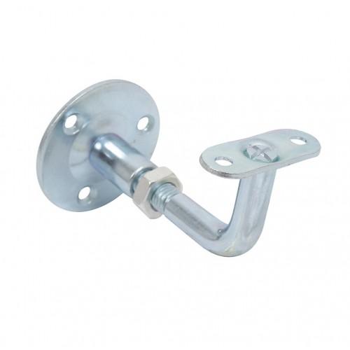 LOT DE 10 SUPPORT DE RAMPE À VISSER COUDÉS RÉGLABLES - ZINGUÉ BLANC TORBEL