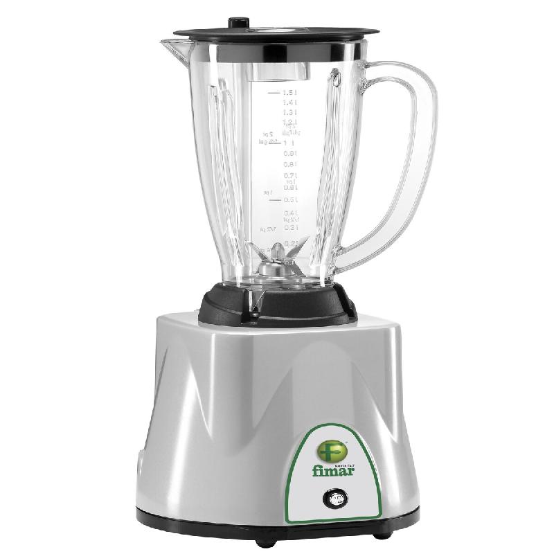 Mixer Blender en alliage d'aluminium avec capuchon sur le couvercle et verre en lexan de 1,5 litre. FIMAR Modèle FR150P - 908_0