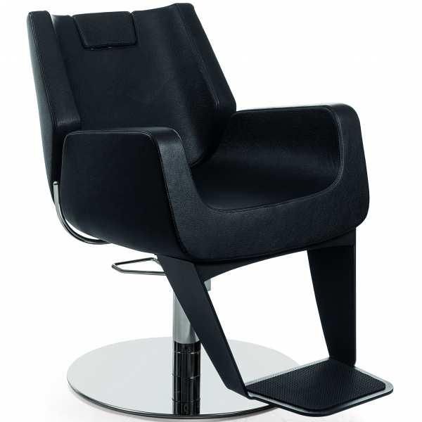 Fauteuil barbier homme - Boss Light FB 527 L avec pompe hydraulique blocable, dossier inclinable et têtière_0