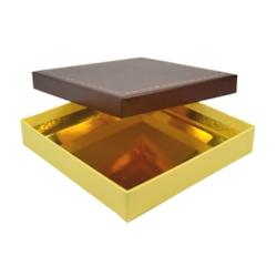 Pak Emballages Boite couture chocolat 17x17x3cm 1000gr x 90 - 3760365402303_0