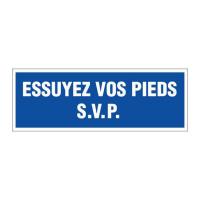 PANNEAU ESSUYER VOS PIEDS S.V.P