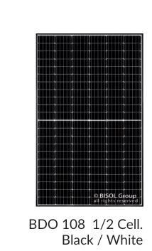 Panneaux photovoltaïques BISOL BIFACIAL 132 1/2 cellules - 500W - Mono - 2094x1134x35mm_0