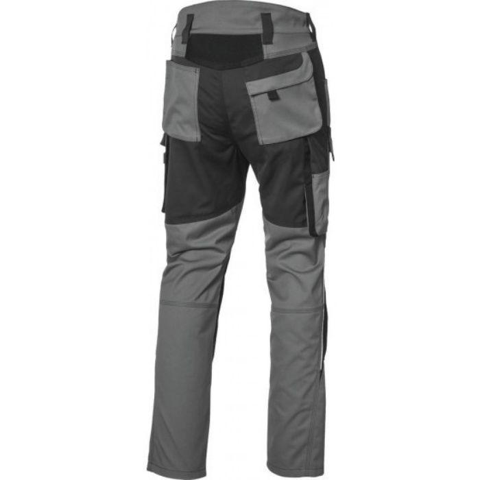 Pantalon de travail 285g/m² gris clair - Taille 42 - Poches multiples et stretch - Référence 11575628_0