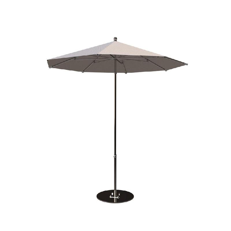 Parasol pour terrasse Pro Moorea rond Ø300 cm - armature + toile + housse - grès_0