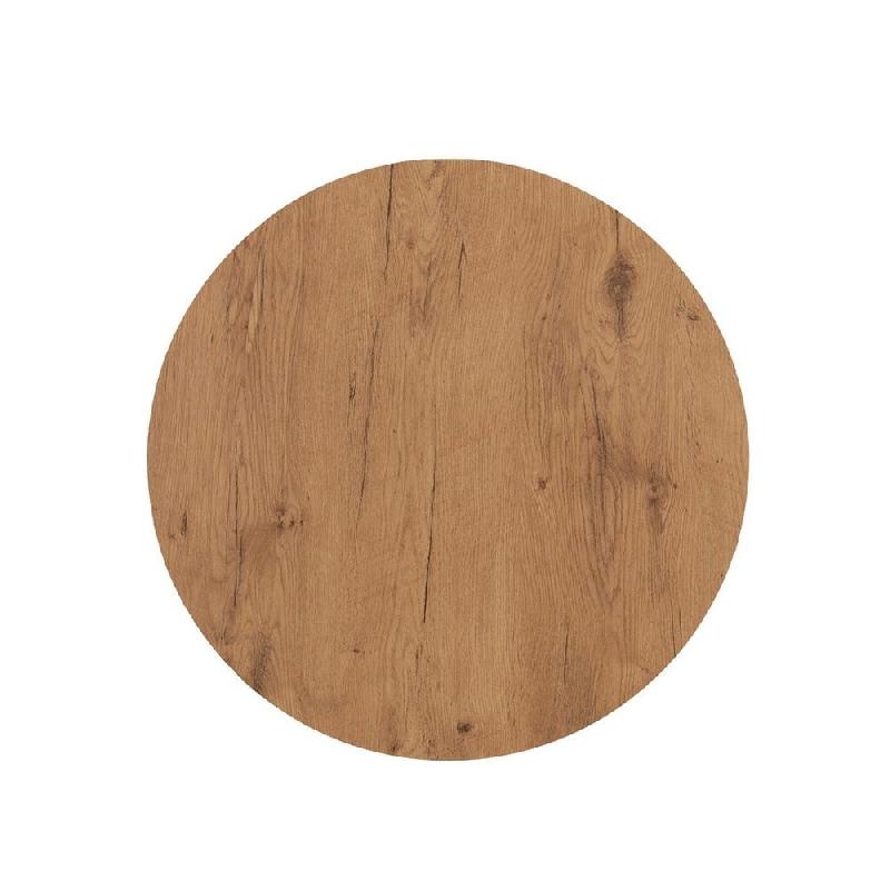 Plateau table hpl Chêne naturel Ø 70 x 1,2 cm_0