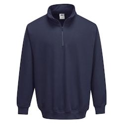 Portwest - Sweat-shirt col zippé SORRENTO Bleu Marine Taille L - L 5036108276790_0
