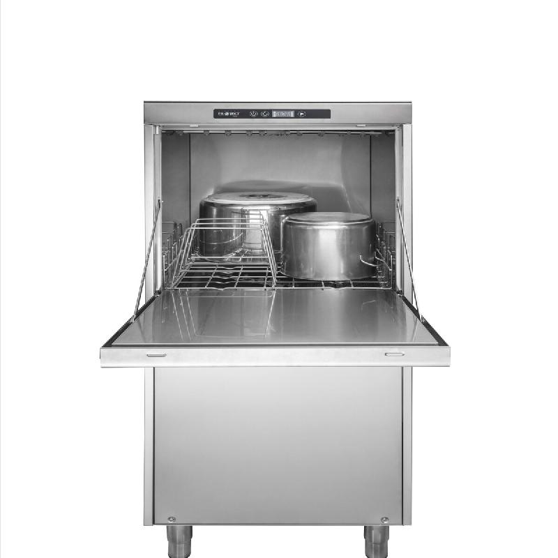 Silver Lave-conteneurs pour pots, ustensiles, bacs à glace, EN 60x40 et bacs GN1/1. Hauteur utile de la porte 54,5 cm. Double paroi. Modèle S100 - 1_0